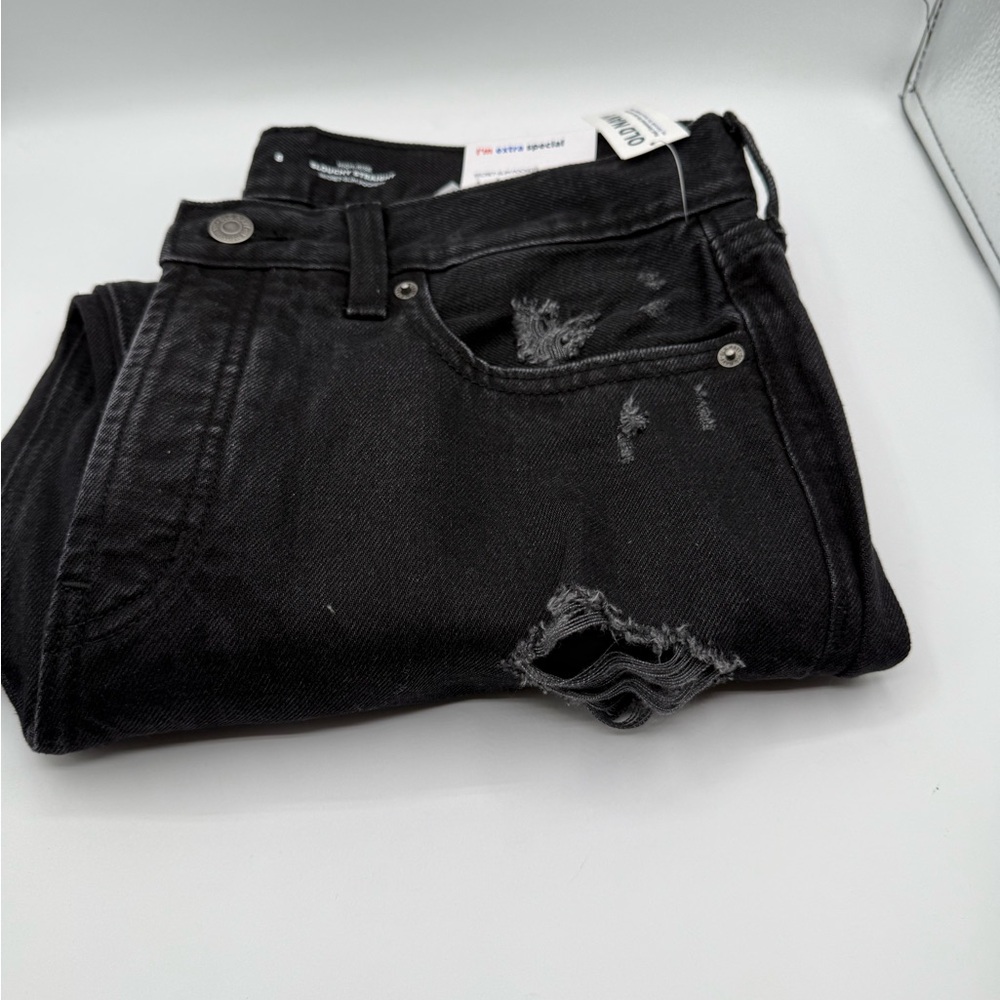 Black Distressed Jeans